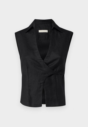 Faithfull the brand ANTIBES SLEEVELESS WRAP - Bluse - black