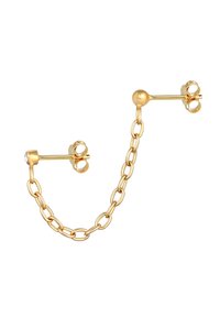Elli SPARKLING BASIC - MIT KRISTALLEN VON SWAROVSKI® - Øreringe - gold-coloured