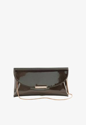Next, GLOSS CLUTCH BAG - Clutch - chocolate brown