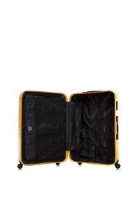 WITTCHEN LARGE SUITCASE WITH LUGGAGE TAG FROM ABS - Trolley - yellow