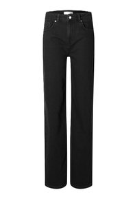 SLFALICE WIDE FIT - Platėjantys džinsai - black denim