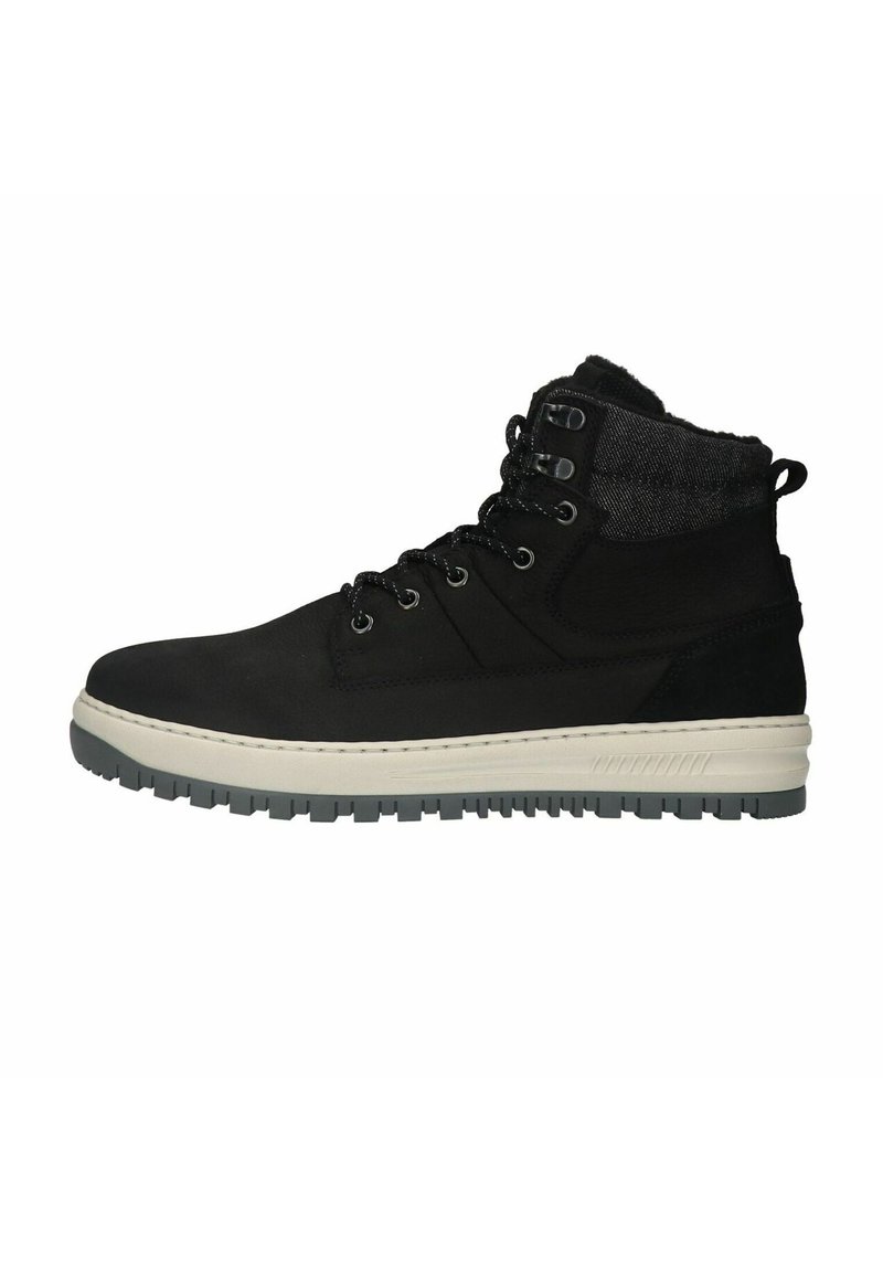 Manfield Veterboots schwarz/zwart