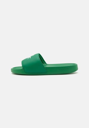 Lacoste SERVE SLIDE 125 - Baseina iešļūcenes - green/white