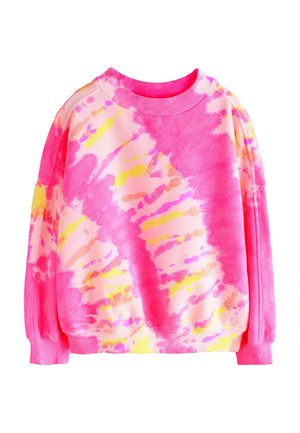Next, Mikina - pink yellow tie dye