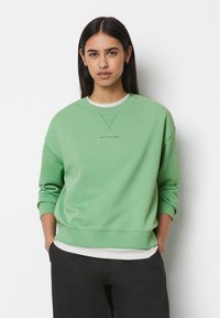 Marc O'Polo DENIM CREWNECK - Sweatshirt - medium green_multi