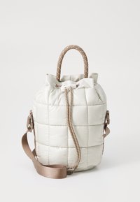 PUFFLE TINY TOTE - Skulderveske - light bone/mink brown