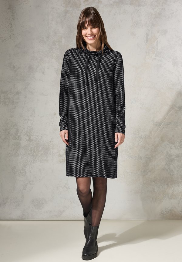 Strickkleid - schwarz