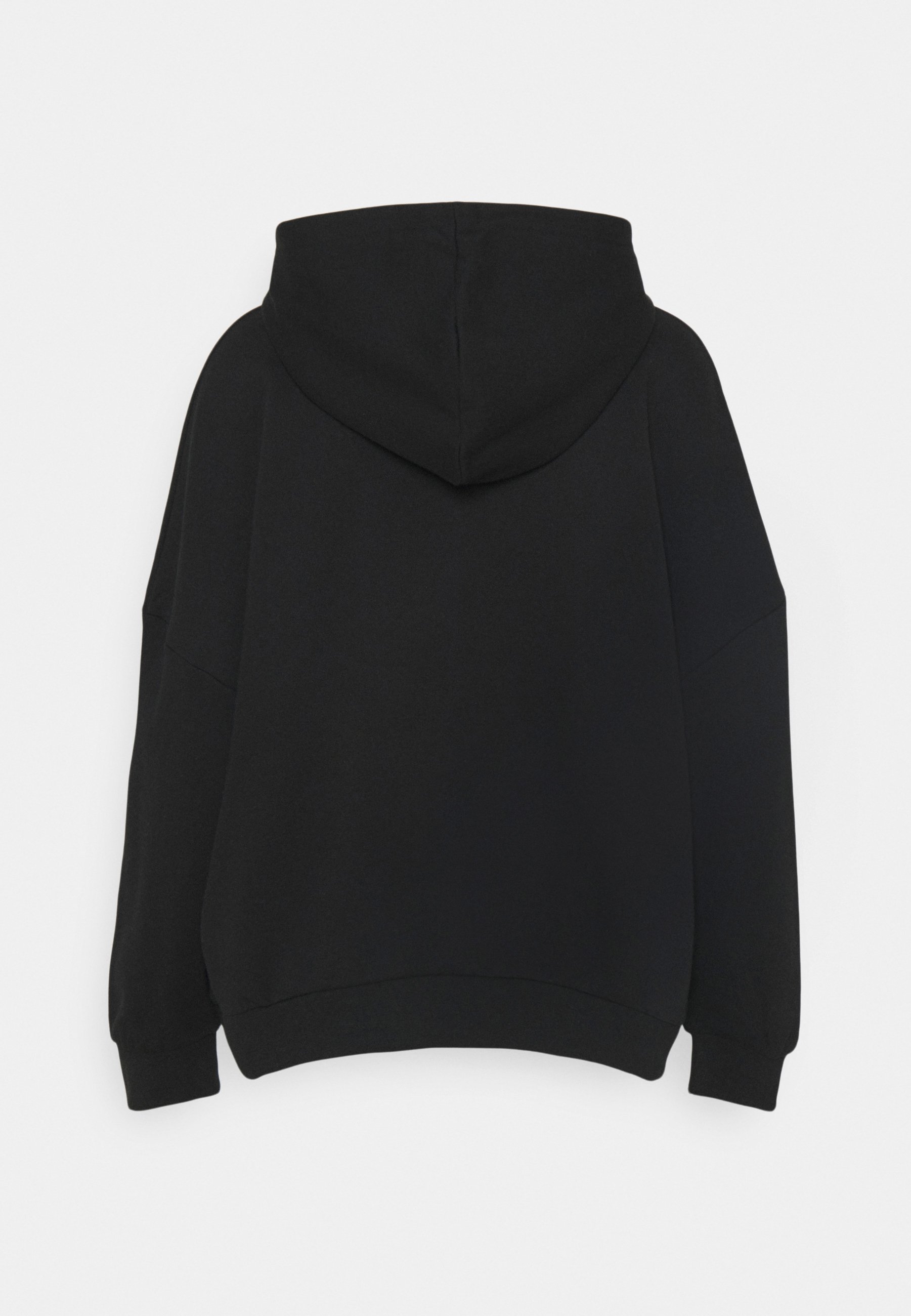 black oversized hoodie