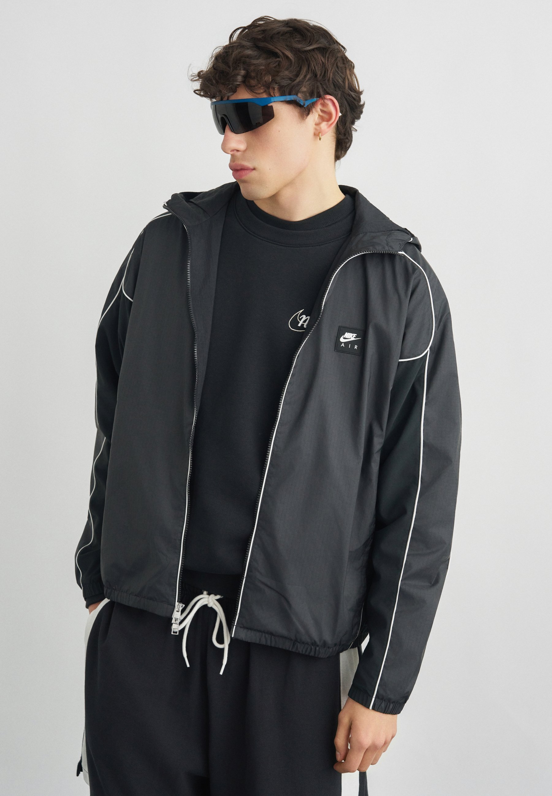 nike sportswear hybrid jacket black