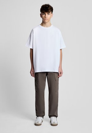 Lyle & Scott, HEAVY WEIGHT RELAXED T-SHIRT - T-shirt basique - white