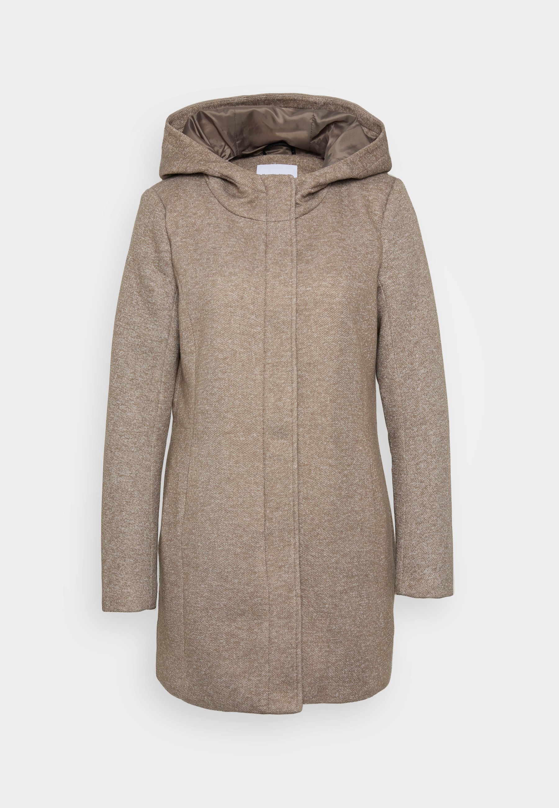 ONLY Carmakoma CARSEDONA Abrigo corto walnut melange/marrón