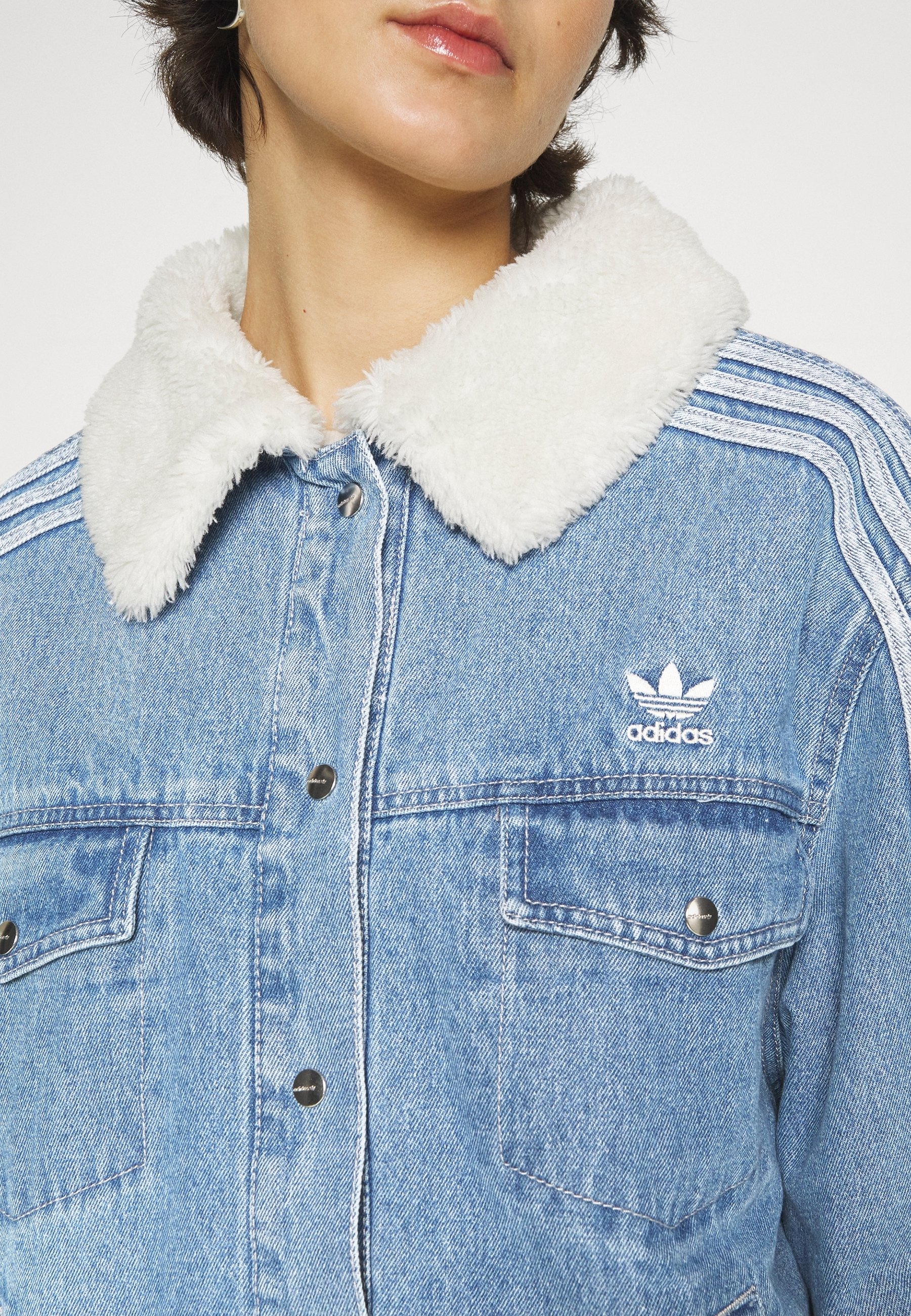adidas Originals Denim jacket - blue - (Pre-owned) - Zalando.ie