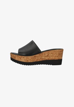 Cinzia Soft Ciabattine con tacco - black