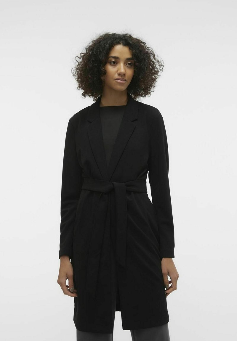 Vero Moda VMLIVA LONG TIE BLAZER - Bleizeris - black