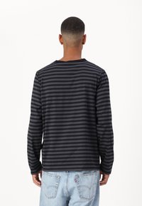 Marimekko TASARAITA UNISEX - Pikkade varrukatega topp - black/dark grey