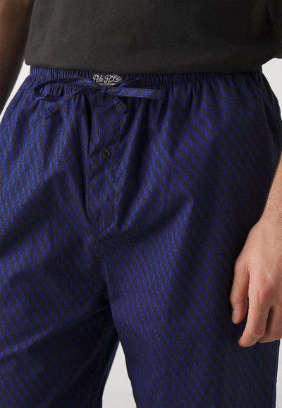 Polo Ralph Lauren PJ PANT SLEEP BOTTOM - Donji dio pidžame - black micro tile