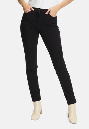 Betty Barclay PERFECT BODY- MIT STEPPUNGEN - Slim fit jeans - Schwarz