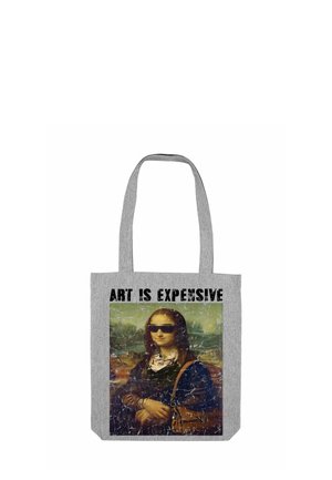 EXPENSIVE MONA PRINT - Cabas - mottled grey