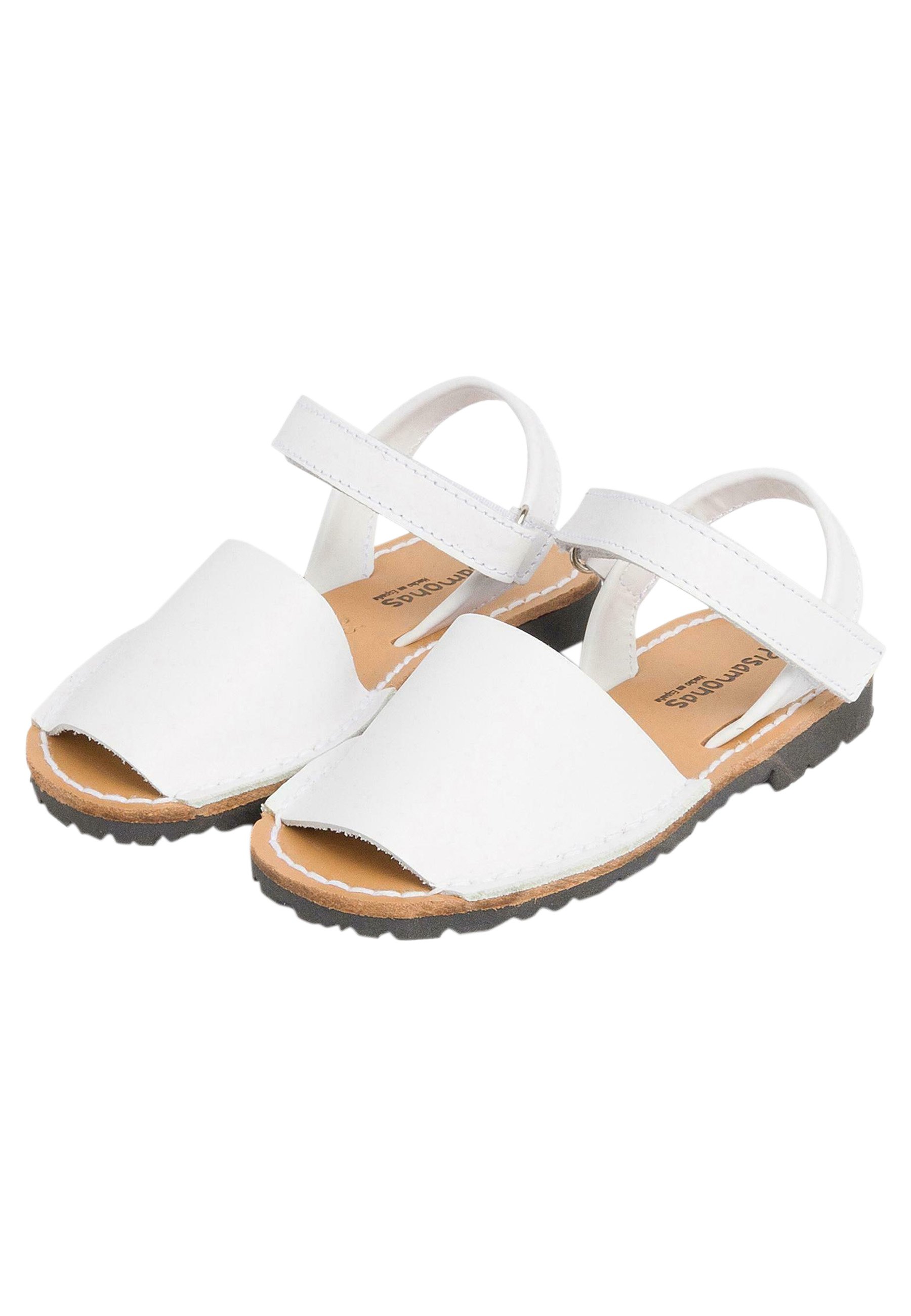 Pisamonas Menorquinas Avarcas napa tira adherente - Zapatos de bebé -  blanco - Zalando.es