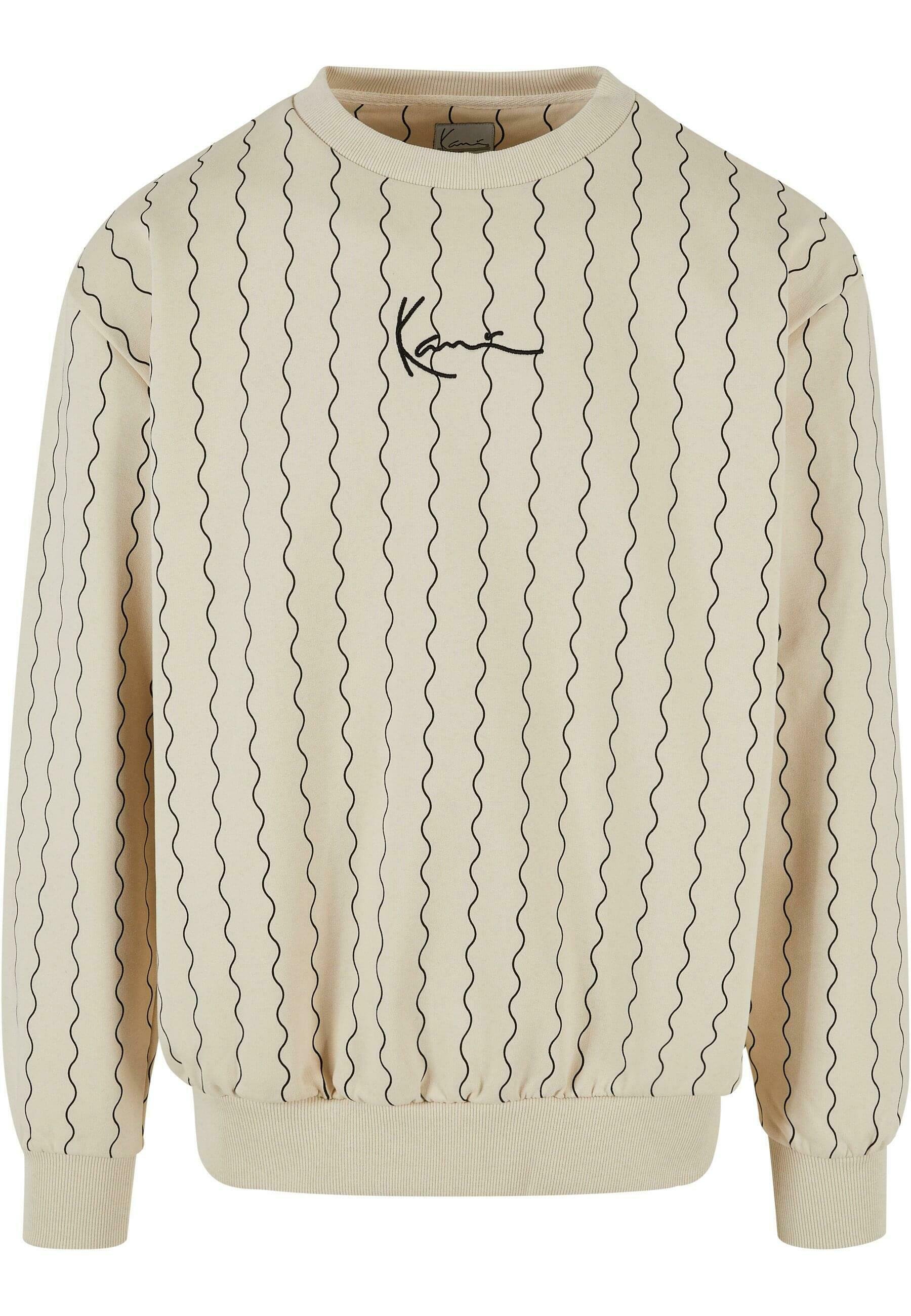 Karl Kani SMALL SIGNATURE ZICZAC PINSTRIPE CREW - Sweatshirt
