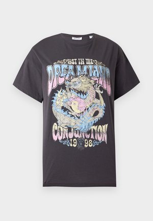 Noisy May, NMWENDY DRAGON - Nyomott mintás póló - obsidian
