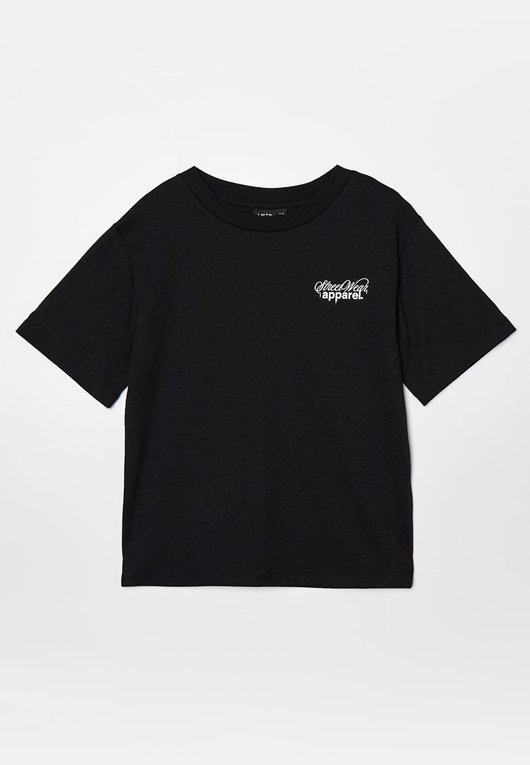 LMTD T-shirt print zwart