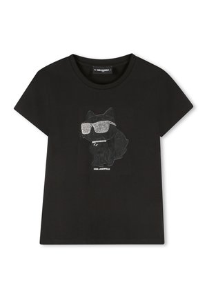 KARL LAGERFELD KIDS - T-shirt z nadrukiem