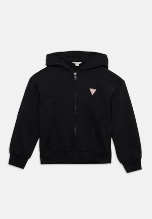 Guess, JUNIOR  - Суитшърт с цип - jet black