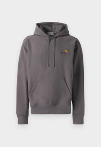 HOODED AMERICAN SCRIPT  - Jersey con capucha - porphyry