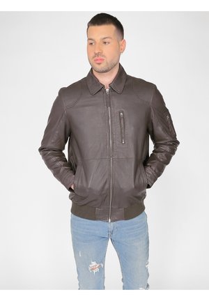 Leren jas - brown