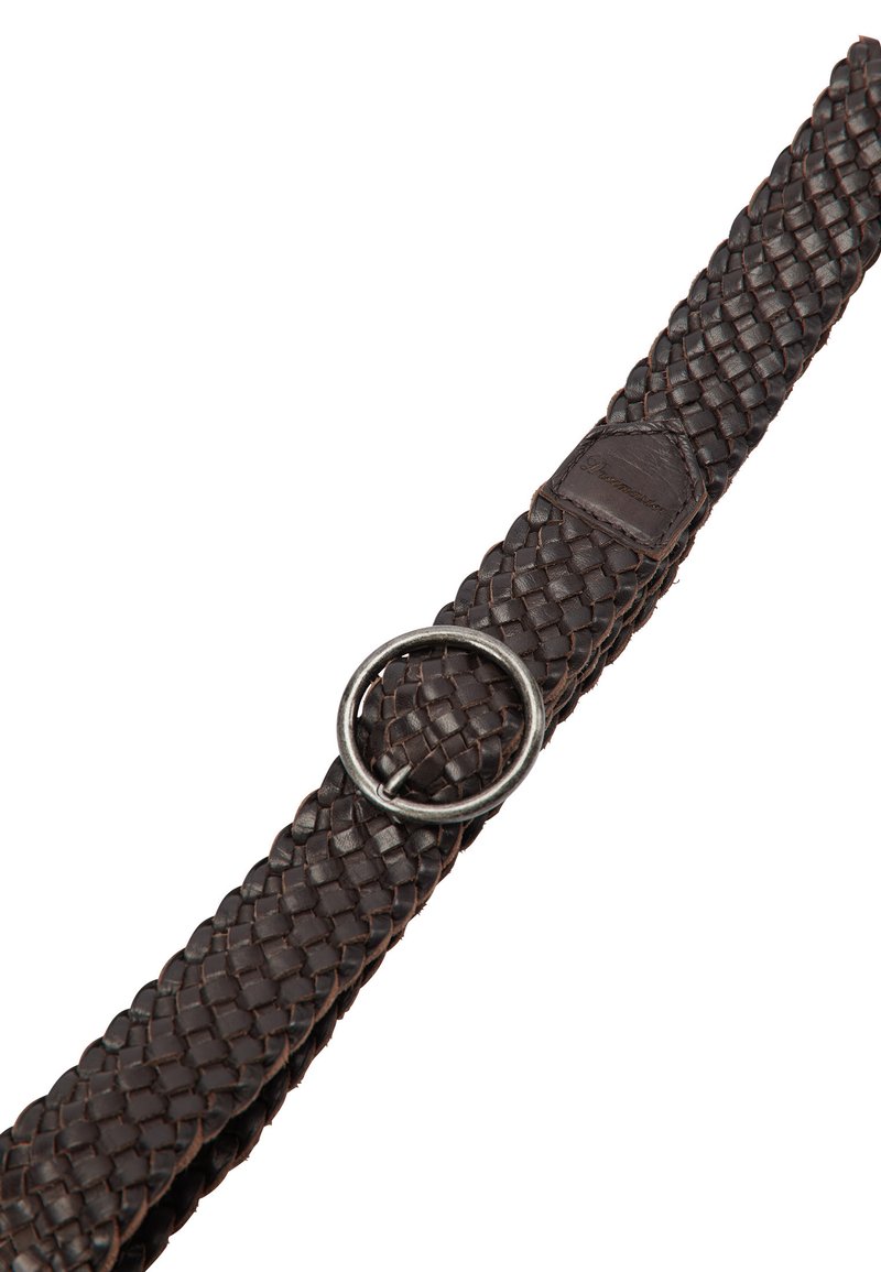 Damen Gürtel casual | DreiMaster DREIMASTER TAKELAGE Flechtgürtel dunkelbraun - DG75937 Damen Gürtel casual | DreiMaster DREIMASTER TAKELAGE Flechtgürtel dunkelbraun - DG75937