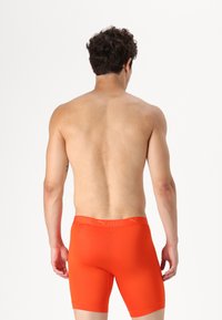 Puma MEN SPORT LONG 2 PACK - Boxer alsónadrág - orange/black