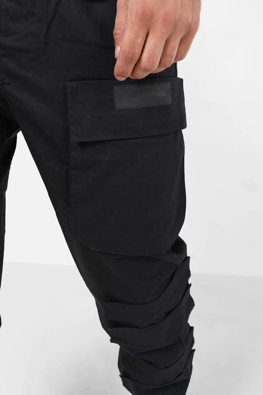LES SIX / enforced pants - black パンツ LES SIX / enforced pants