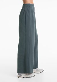 OYSHO STRAIGHT-LEG RIB - Verryttelyhousut - mottled grey