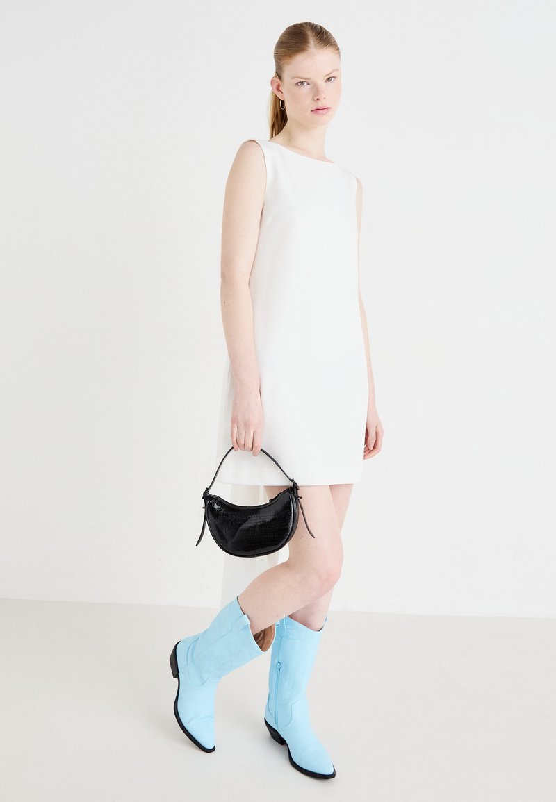 sachin and babi light blue dress Bridge denim cowboy boots in blue - Coperni