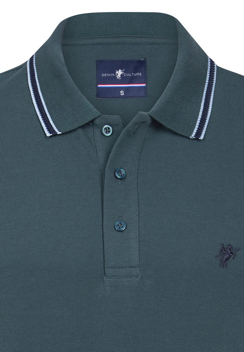 Herren T-Shirts basic | Denim Culture Poloshirt grün - HE81067 Herren T-Shirts basic | Denim Culture Poloshirt grün - HE81067