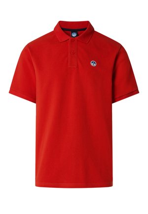 North Sails, WITH LOGO - Poloshirt - molten lava