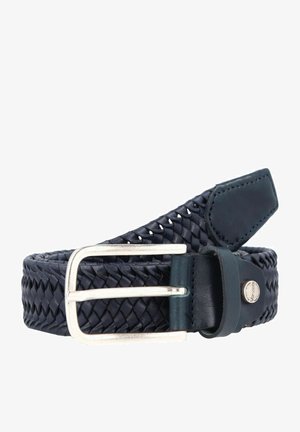 Vanzetti Gevlochten riem - navy