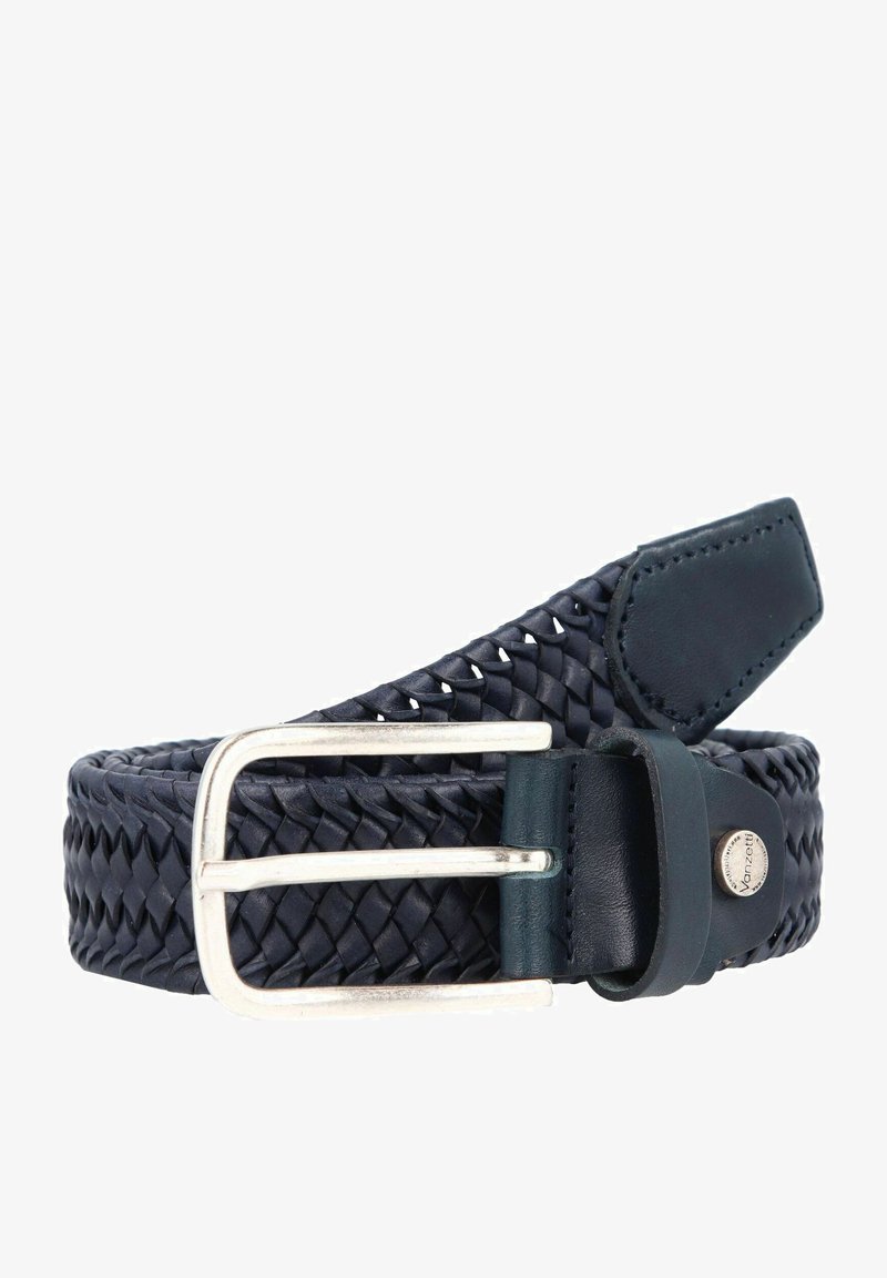 Vanzetti Gevlochten riem - navy