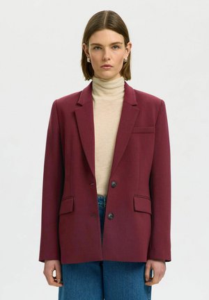 Selected, BLAZER CLASSIC FIT - Blazer - tawny port