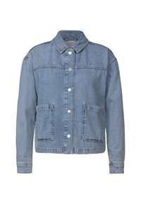 BLEACHED WASH - Farkkutakki - blau