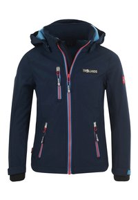 TROLLKIDS KIDS PREIKESTOLEN JACKET - Outdoorjacka - navy/med blue/red
