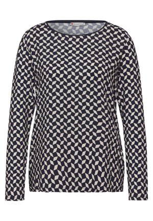 Langærmet T-shirt - blau