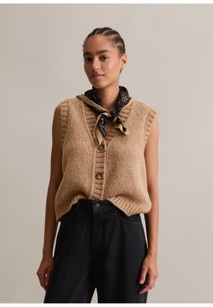SLEEVELESS - Gilet - light almond melange