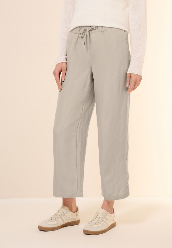 WIDE LEG  - Stoffhose - beige