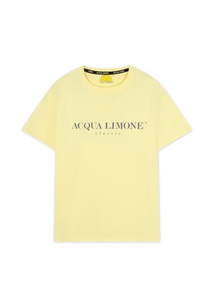 T-shirt med print - lemon