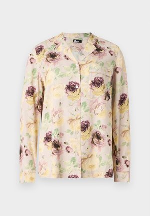 CHEMISE - Button-down blouse - light old pink/ecru