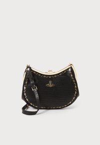 CHARM FRAME PURSE - Handväska - black