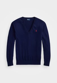 Selected, bright navy