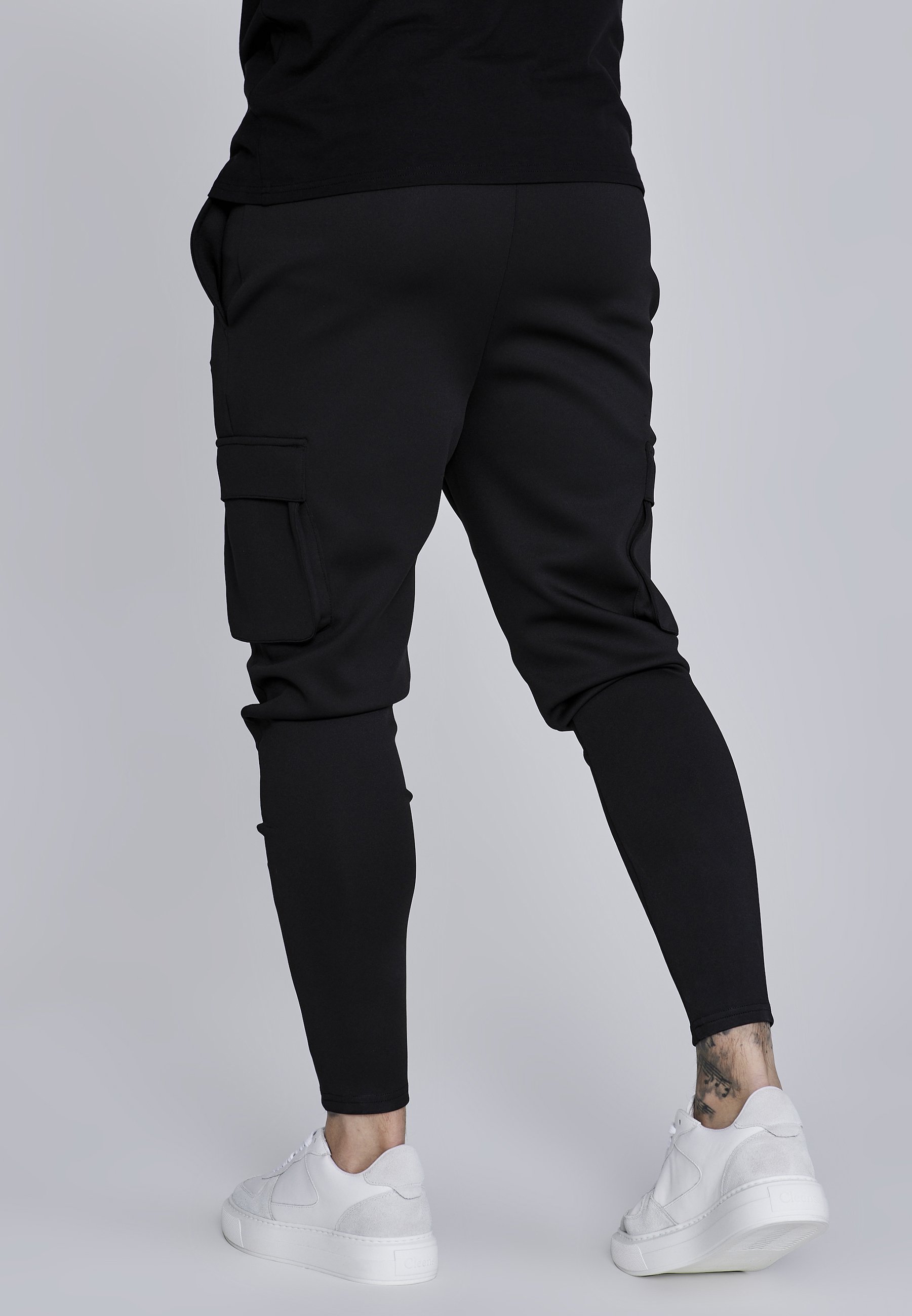 SIKSILK Pantaloni de trening - black/negru - Zalando.ro